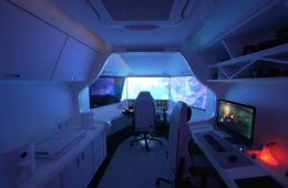 Gaming Room Setup Space Shuttle