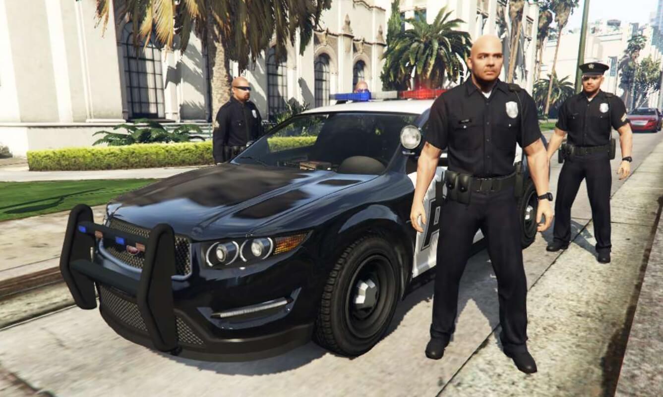 So you can now play as a police officer in GTA Online